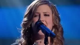 amazing performance of    One of us  in The Voice by  Sarah Simmons,