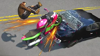 GTA 4 Motorcycle Crashes Ragdoll Compilation Ep. 108