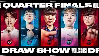 THE PERFECT WORLDS 2023 QUARTERFINALS DRAW - Live REACTION - YamatoCannon w/ the Boys #worlds2023