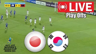 🔴[ライブ] 日本 U17 W vs 韓国 U17 W | AFC U17 女子アジアカップ 2024 |今日はライブマッチ！