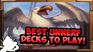 The decks you should play when unnerfs go live! | Wild Hearthstone