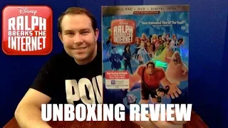 Blu-Ray Unboxing Review Disney's "Ralph Breaks the Internet"