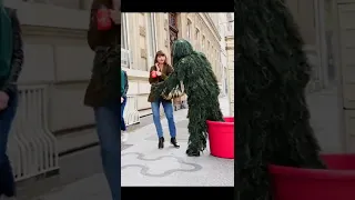 Bushman Prank: She didn't expect that at all!