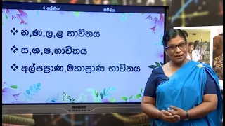 න,ණ,ල,ළ, / ස,ශ,ෂ / අල්පප්‍රාණ, මහප්‍රාණ භාවිතය   -   04 ශ්‍රේණිය(සිංහල)