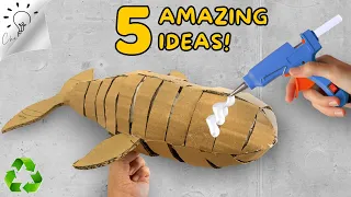 DIY ♻️ 5 Genius ideas That No One Will Believe Are Made Of Cardboard! I make MANY and SELL them all