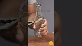 How to cut glass bottle perfectly into two parts