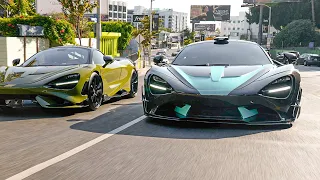 Mclaren 765LT vs Mclaren 720S Widebody Full Carbon Fiber.