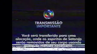 Brazil Emergency Alert System (EAS) – 2003 Creepy TV Globo Broadcast