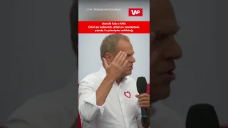 Donald Tusk obiecuje pieniądze z KPO. "Dzień po wyborach, pojadę i odblokuję" #shorts