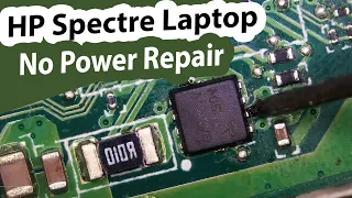 HP Spectre x360 15" Laptop - No Power Not charging Motherboard repair