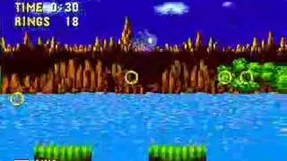 Sonic The Hedgehog - No Left Button Challenge