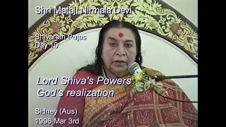 1996 0303 Lord Shiva’s powers – God’s realization