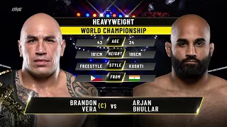 Brandon Vera vs. Arjan Bhullar | ONE Championship Full Fight