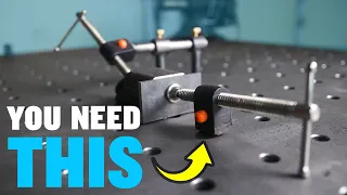 Homemade QUICK RELEASE Side Fixturing Clamp for Welding Table