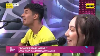 “¿Dónde está el amor?”, nuevo sencillo de José Viera y Jazmín del Paraguay (Presentación en Piso)