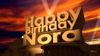 Happy Birthday Nora