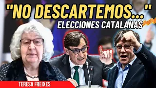 El aviso de Teresa Freixes que hiela la sangre: ¿Cuáles son los planes de Illa con los separatistas?