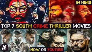 Top 7 South Crime Thriller Movies in Hindi Dubbed | South Best Crime Suspense Thriller Movies Hindi