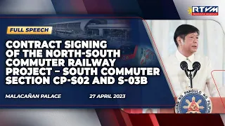 Contract Signing of the North-South Commuter Railway Project–South Commuter Section CP S-02 & S-03b