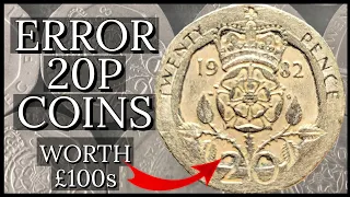 20p Error Coins To Look For In Circulation worth £100s | Ultra Rare 20p Coin