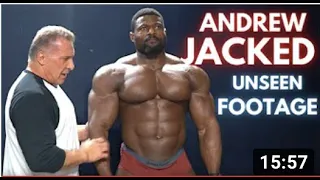 Andrew Jacked Posing with Milos Sarcev & Flex Wheeler   Regan Grimes & Logan Franklin