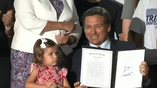 Florida Gov. DeSantis signs controversial transgender female athletes bill