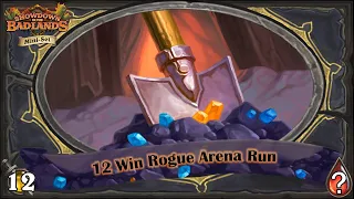 12 Win 6x Excavate Rogue Hearthstone Arena Run