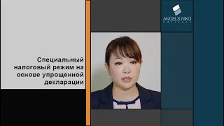 Специальный налоговый режим на основе упрощенной декларации