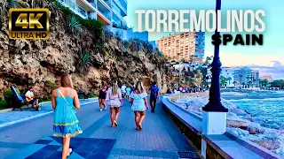 TORREMOLINOS Spain Beautiful town - Costa Del Sol Summer 2023 [4k]