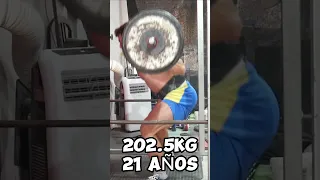 powerlifter 21 años físico natty | 202.5kg squat🔥​