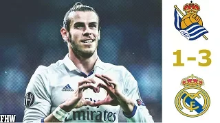 Real madrid vs Real Sociedad 3-1 La liga  All goals and Extended Highlights english commentary HD