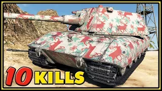 E-100 - 10 Kills - World of Tanks Gameplay