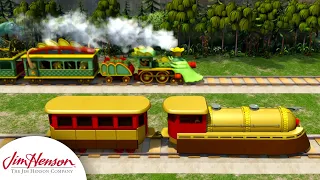 The Dinosaur Train vs The Rocket Train! | Dinosaur Train | The Jim Henson Company