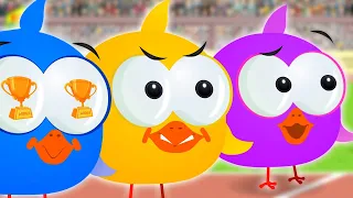 Fast And Furious Ducky Race | Funny Cartoon + More Rhymes for Kids | Cartoon Candy