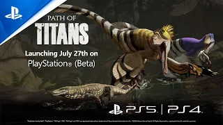 Path of Titans - Beta Launch Trailer | PS5 & PS4 Games