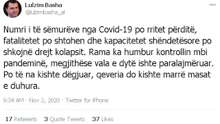 Top News - Covid, beteja politike/  Rama e Basha debat në Twitter