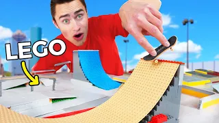 I Built a LEGO Fingerboard Park!!