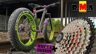 UPGRADE фэтбайка WELT Freedom 2.0 установка и тест кассеты SUNSHINE SZ 11-50T 💪🔨🚵