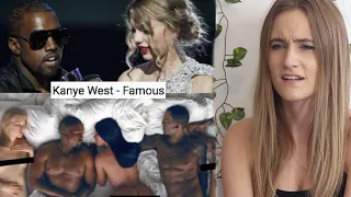 Taylor Swift Fan Reacts To Kanye West - Famous (Music Video)