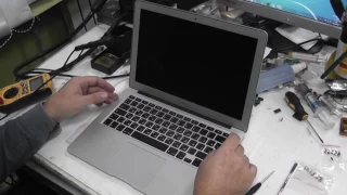 Ремонт Macbook Air 13 после удара тормозит, сброс SMC  (середина 2012 A1466)