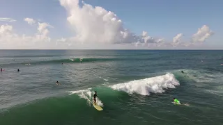 Diamond Head surfing Oct 28, 2020 morning