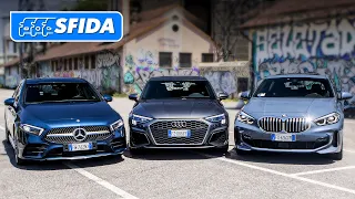 Audi A3 vs BMW Serie 1 vs Mercedes Classe A: SFIDA a 3