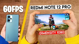 Redmi Note 12 Pro Pubg Mobile Gaming Test | Graphics Settings & Heating | Dimensity 1080 Chipset