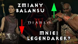 Czarodziejka osłabiona! Barbarzyńca wzmocniony! Mniej legendarek na premierę - DiabloNews #1