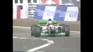 1995 F1 Portuguese GP - Pedro Lamy retire on lap 7