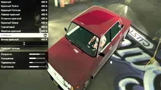 GTA5 vaz-2107 тест-драйв мода