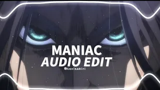 Maniac -  Conan Gray |edit audio| Tell all of your friends that I'm crazy and drive you mad