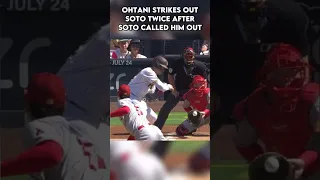 ohtani strikes out soto twice after he called him out #baseballplayer #cool #edit #sport