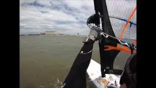 Windsurfing at Lakes Bay, NJ