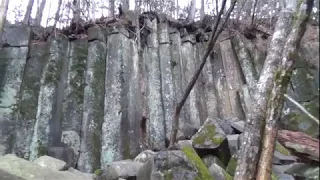 Загадочная стена в тайге